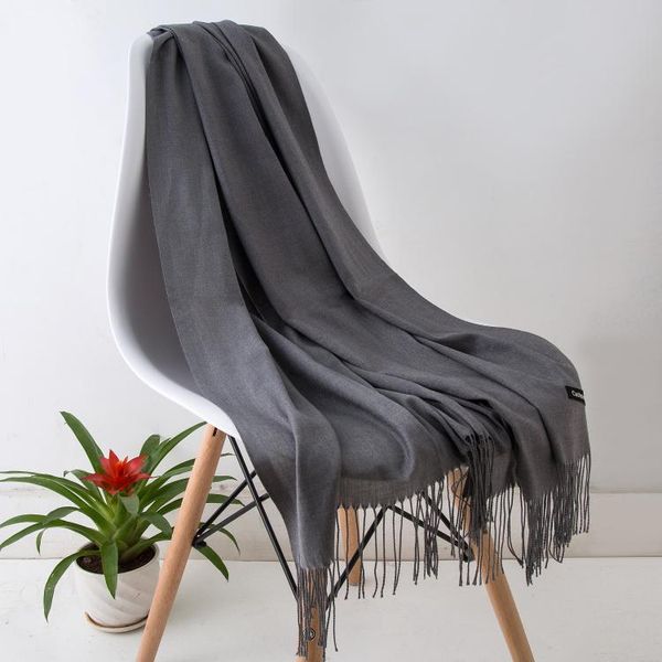 scarves men solid color women cashmere with tassel spring and winter thin scarf female shawl men's, Blue;gray
scarves men solid color women cashmere with tassel spring and winter thin scarf female shawl men's, Blue;gray