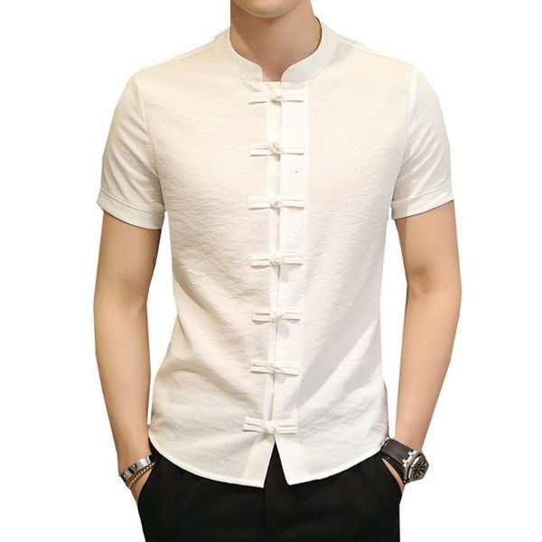 men's summer men shirt fashion chinese style slim fit casual solid color short sleeves social stand collar dress shirts -5xl 6xl, White;black
men's summer men shirt fashion chinese style slim fit casual solid color short sleeves social stand collar dress shirts -5xl 6xl, White;black