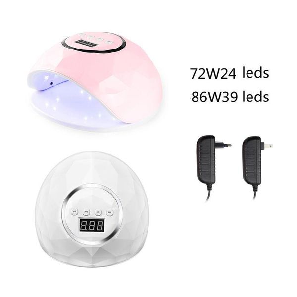 nail art kits 86w uv 39 led lamp dryer auto sensor cabine lcd display gel polish curing 4 timer setting machine tools eu/us plug
nail art kits 86w uv 39 led lamp dryer auto sensor cabine lcd display gel polish curing 4 timer setting machine tools eu/us plug