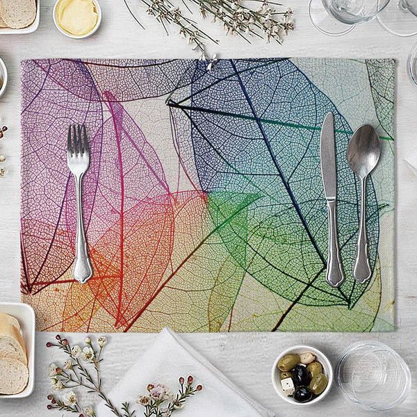 mats & pads color leaf pattern mat tableware drink cup for kitchen dining table placemat accessories
mats & pads color leaf pattern mat tableware drink cup for kitchen dining table placemat accessories