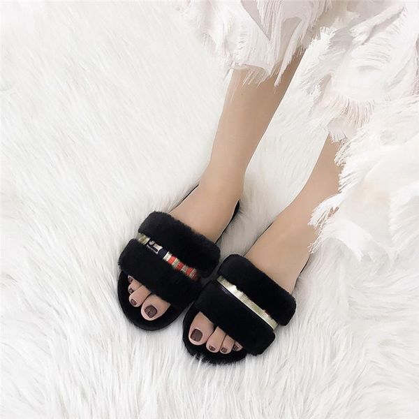 slippers 2021 women fur winter shoes big size soft bottom home plush indoor warm fluffy cotton lazy #40, Black
slippers 2021 women fur winter shoes big size soft bottom home plush indoor warm fluffy cotton lazy #40, Black