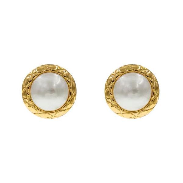 stud chuangu gold color round cross metal imitation pearl earring 2021 korean simple geometry statement earrings for women, Golden;silver
stud chuangu gold color round cross metal imitation pearl earring 2021 korean simple geometry statement earrings for women, Golden;silver