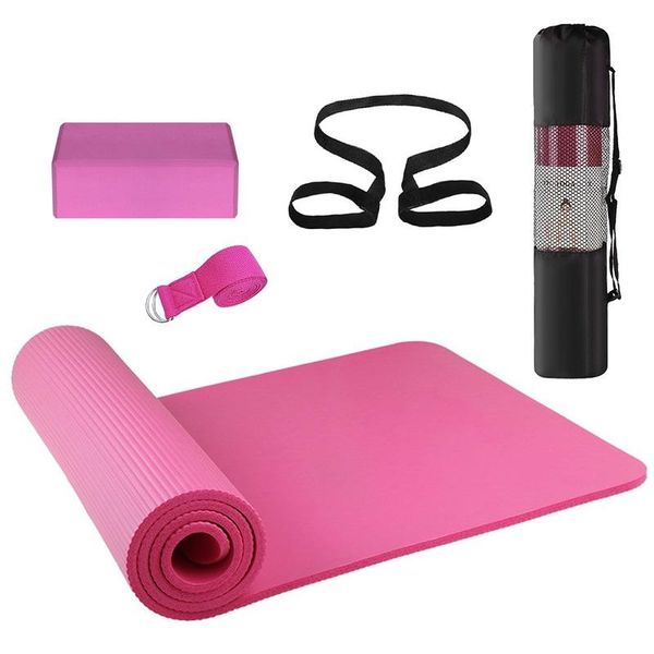 yoga beginner exercise set equipment blocks stretching strap mat with storage pouch and block mats
yoga beginner exercise set equipment blocks stretching strap mat with storage pouch and block mats