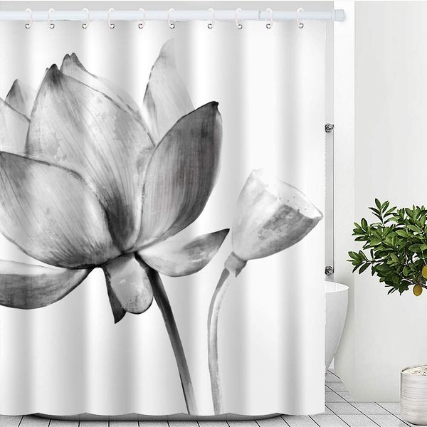 lotus flower shower curtain set waterproof polyester fabric with 12 hooks for bathroom (72x72 inch, flower 4)
lotus flower shower curtain set waterproof polyester fabric with 12 hooks for bathroom (72x72 inch, flower 4)