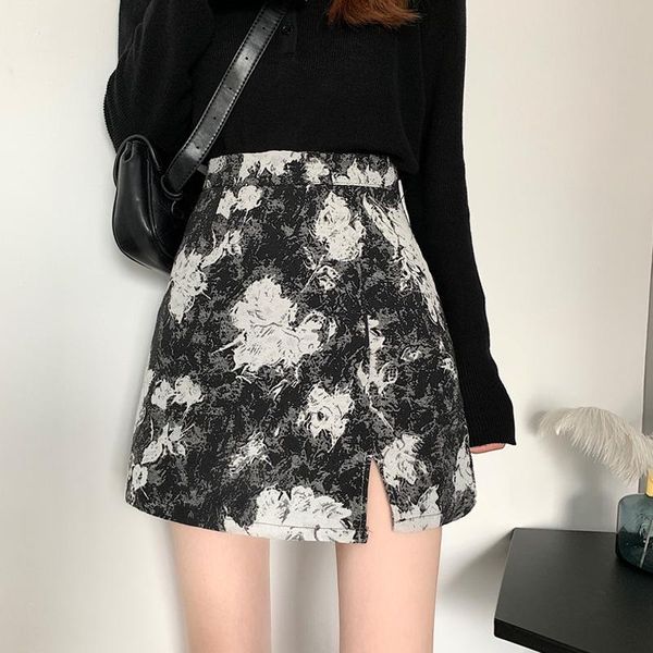 skirts french retro skirt female summer high waist girl short small hip a-line, Black
skirts french retro skirt female summer high waist girl short small hip a-line, Black