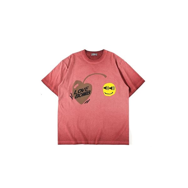 arrivals 2021 smile face printed washed red t-shirt men women love bomb faded oversized cotton tees hiphop t shirt couples, White;black
arrivals 2021 smile face printed washed red t-shirt men women love bomb faded oversized cotton tees hiphop t shirt couples, White;black