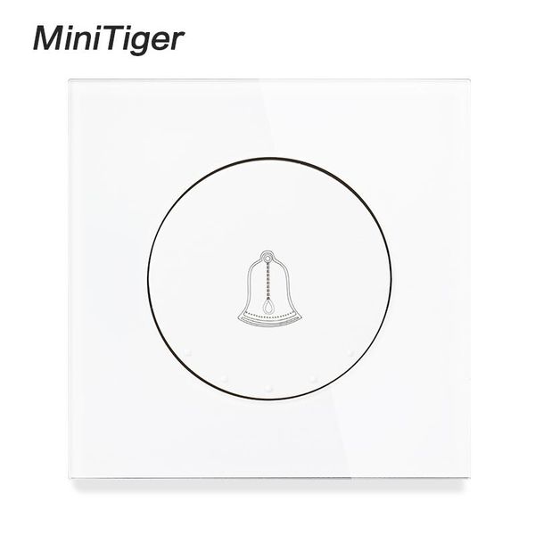 smart home control minitiger 1 gang doorbell switch button wall light knight black/ white / gold gray luxury crystal tempered glass panel
smart home control minitiger 1 gang doorbell switch button wall light knight black/ white / gold gray luxury crystal tempered glass panel