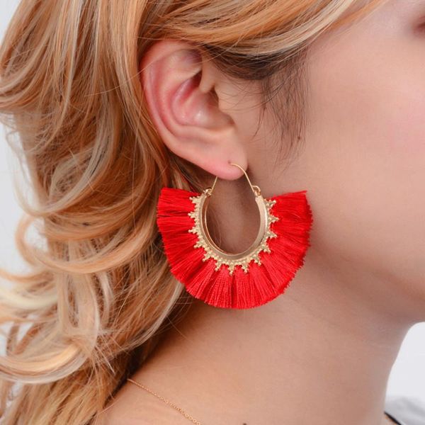 hoop & huggie vwktuun bohemian big earrings gold color statement tassel for women boho weaving jewelry ethnic style, Golden;silver
hoop & huggie vwktuun bohemian big earrings gold color statement tassel for women boho weaving jewelry ethnic style, Golden;silver