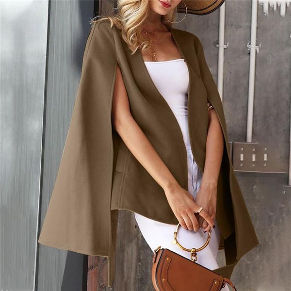 women's jackets sweet elegant long sleeve woolen split cuffs waist casual open jacket with sashes arrival blend coat e28, Black;brown
women's jackets sweet elegant long sleeve woolen split cuffs waist casual open jacket with sashes arrival blend coat e28, Black;brown