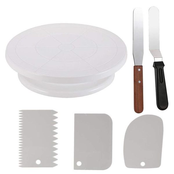 manual round cake rotating turntable b6 piece set baking tools spatula decorating table in stock & pastry
manual round cake rotating turntable b6 piece set baking tools spatula decorating table in stock & pastry