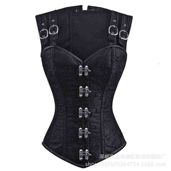 waist tummy shaper gothic punk steel double button shoulder belt sleevels bone shaping cloth court corset
waist tummy shaper gothic punk steel double button shoulder belt sleevels bone shaping cloth court corset