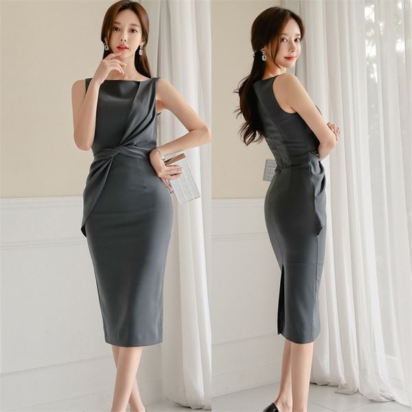 korea bodycon dress for women summer ol sleeveless crew neck linen sundress ladies gray office midi dresses 210602, Black;gray
korea bodycon dress for women summer ol sleeveless crew neck linen sundress ladies gray office midi dresses 210602, Black;gray