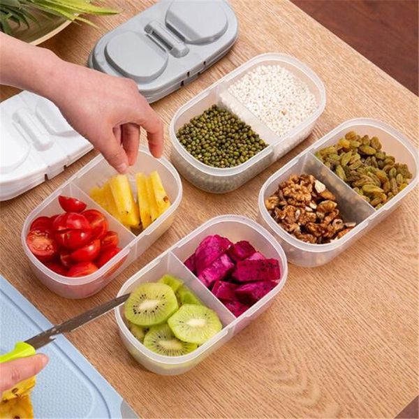 storage bottles & jars 1pc plastic fruit box 2 lattices sealed crisper grains tank kitchen sorting container selling
storage bottles & jars 1pc plastic fruit box 2 lattices sealed crisper grains tank kitchen sorting container selling