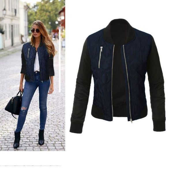 women's jackets autumn bomber jacket women zipper up retro coat spring 2022 long sleeve basic plus size short biker female, Black;brown
women's jackets autumn bomber jacket women zipper up retro coat spring 2022 long sleeve basic plus size short biker female, Black;brown