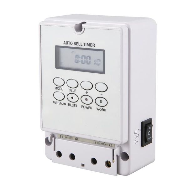 digital school bell timer switch zty08 intelligent microcomputer auto ring controller 80 groups programmable time other clocks & accessories
digital school bell timer switch zty08 intelligent microcomputer auto ring controller 80 groups programmable time other clocks & accessories