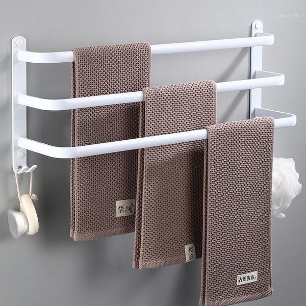 towel racks bathroom hanging rod aluminum alloy rack wall mounted hanger holder with hook multi-layer white bar rail matte1
towel racks bathroom hanging rod aluminum alloy rack wall mounted hanger holder with hook multi-layer white bar rail matte1