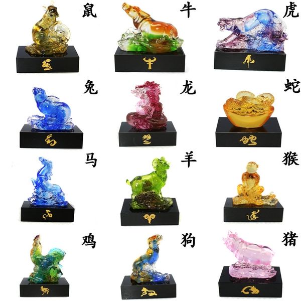 glazed twelve zodiac rat cow tiger rabbit dragon snake horse sheep monkey chicken dog pig large creative gift ornaments
glazed twelve zodiac rat cow tiger rabbit dragon snake horse sheep monkey chicken dog pig large creative gift ornaments