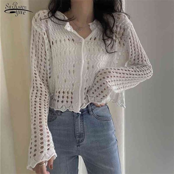 hollow out knitted blouse slim fit long sleeve fashion shirt outwear chic pull femme spring cardigan sueter 13483 210421, White
hollow out knitted blouse slim fit long sleeve fashion shirt outwear chic pull femme spring cardigan sueter 13483 210421, White