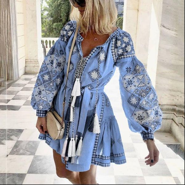 womens dress sale print women boho floral retro tunic 3 4 long sleeved short ladies v neck holiday party casual, Black;gray
womens dress sale print women boho floral retro tunic 3 4 long sleeved short ladies v neck holiday party casual, Black;gray