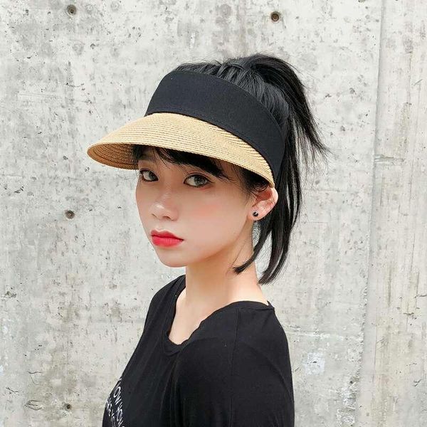 wide brim hats sun women large floppy summer beach hat straw button cap truck for anti-uv visor female, Blue;gray
wide brim hats sun women large floppy summer beach hat straw button cap truck for anti-uv visor female, Blue;gray