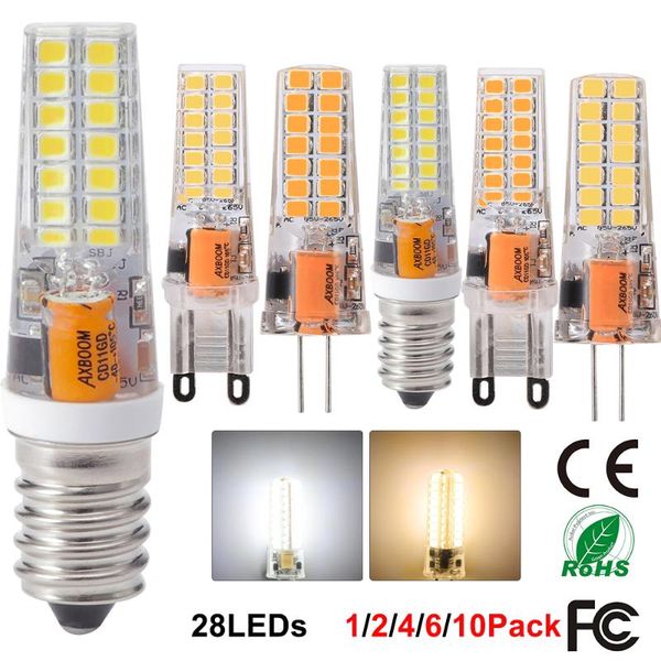 bulbs 1pc g4 g9 e14 led light bulb 85-265v 5w lamp smd 3528 spotlight chandelier lighting replace halogen lamps white/warm white
bulbs 1pc g4 g9 e14 led light bulb 85-265v 5w lamp smd 3528 spotlight chandelier lighting replace halogen lamps white/warm white