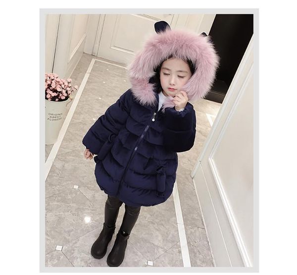 coat winter warm children's fur collar parkas lightweight snow jacket girls outerwear, Blue;gray
coat winter warm children's fur collar parkas lightweight snow jacket girls outerwear, Blue;gray