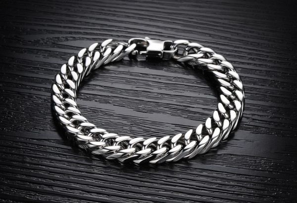 men's/women's cuban chain style titanium steel anti-allergy quality bracelets, width 6/8/10/12 mm, (non-fading), Black
men's/women's cuban chain style titanium steel anti-allergy quality bracelets, width 6/8/10/12 mm, (non-fading), Black