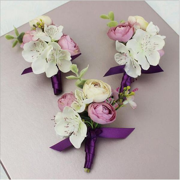 artificial purple rose corsage groom boutonniere brooch women flower bridal handmade flowers wedding party decorative & wreaths
artificial purple rose corsage groom boutonniere brooch women flower bridal handmade flowers wedding party decorative & wreaths