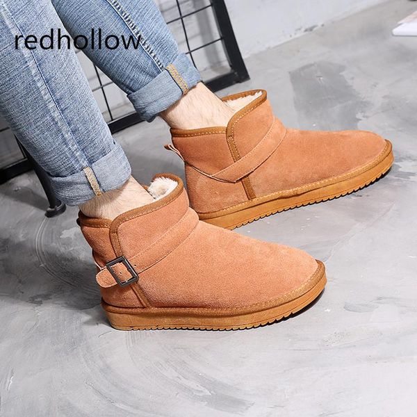boots man winter shoes warm snow classic men's solid color plush inside slip-on ankle for male plus size 35-47, Black
boots man winter shoes warm snow classic men's solid color plush inside slip-on ankle for male plus size 35-47, Black
