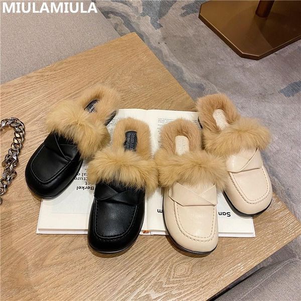 fashion soft hair flat slippers brand designer socofy shoe women furry slides slip on loafers mules flip flops casual, Black 
fashion soft hair flat slippers brand designer socofy shoe women furry slides slip on loafers mules flip flops casual, Black