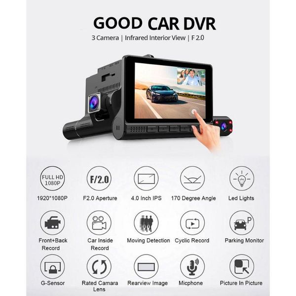 car rear view cameras& parking sensors original dash camera 4 inch hd 1080p video camcorder 300w image sensor mini usb power interface night
car rear view cameras& parking sensors original dash camera 4 inch hd 1080p video camcorder 300w image sensor mini usb power interface night
