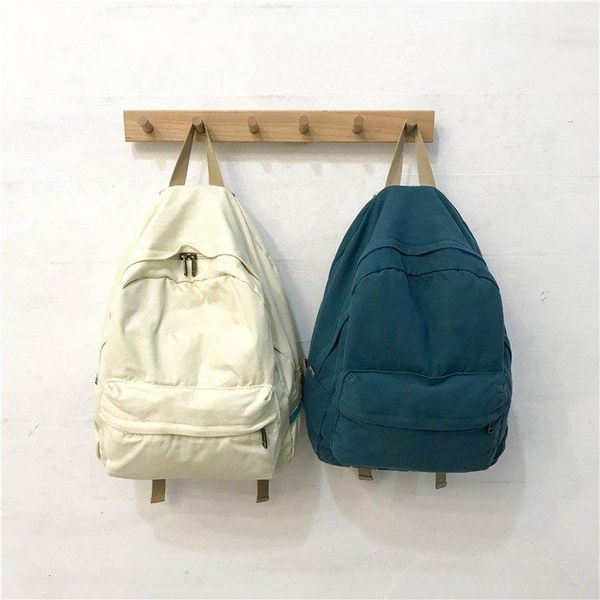 backpack vintage feeling retro pure color simple student canvas college style versatile literature sweet girl schoolbag
backpack vintage feeling retro pure color simple student canvas college style versatile literature sweet girl schoolbag