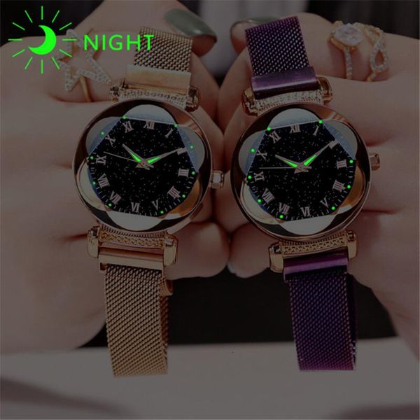 wristwatches women magnet buckle starry sky luminous roman numeral watches luxury ladies quartz watch relogio feminino, Slivery;brown
wristwatches women magnet buckle starry sky luminous roman numeral watches luxury ladies quartz watch relogio feminino, Slivery;brown