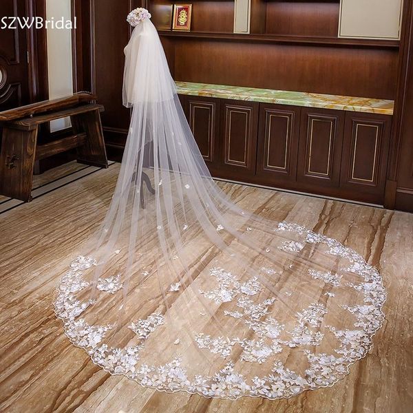 bridal veils arrival two layer long wedding lace appliques velo de novia welon slubny ivory veil 2021 casamento, Black
bridal veils arrival two layer long wedding lace appliques velo de novia welon slubny ivory veil 2021 casamento, Black