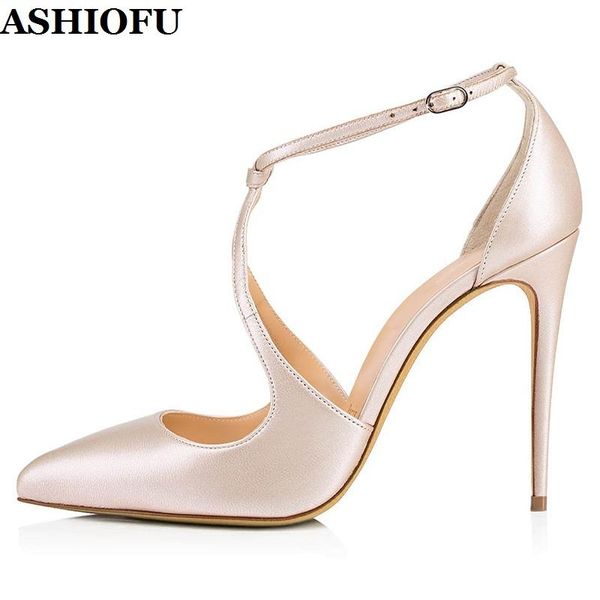 dress shoes ashiofu handmade women's high heel pumps straps pointed-toe party large size evening fashion court, Black
dress shoes ashiofu handmade women's high heel pumps straps pointed-toe party large size evening fashion court, Black