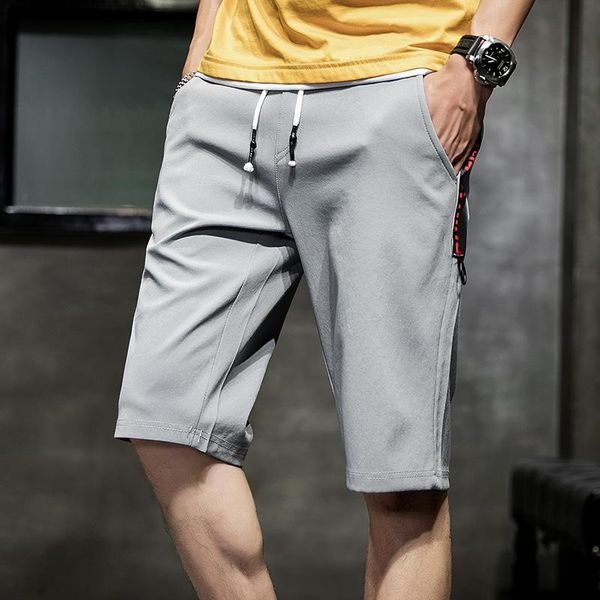 men's shorts 2021 solid summer leisure trend casual male sports homme brand loose beach pants, White;black
men's shorts 2021 solid summer leisure trend casual male sports homme brand loose beach pants, White;black