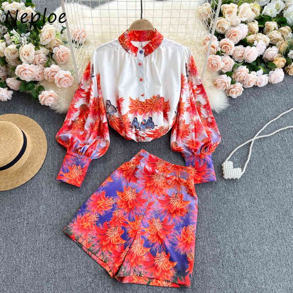 neploe holiday print 2 pcs women set turn down collar lantern long sleeve shirt + high waist hip a line skirt spring suit 210423, White
neploe holiday print 2 pcs women set turn down collar lantern long sleeve shirt + high waist hip a line skirt spring suit 210423, White