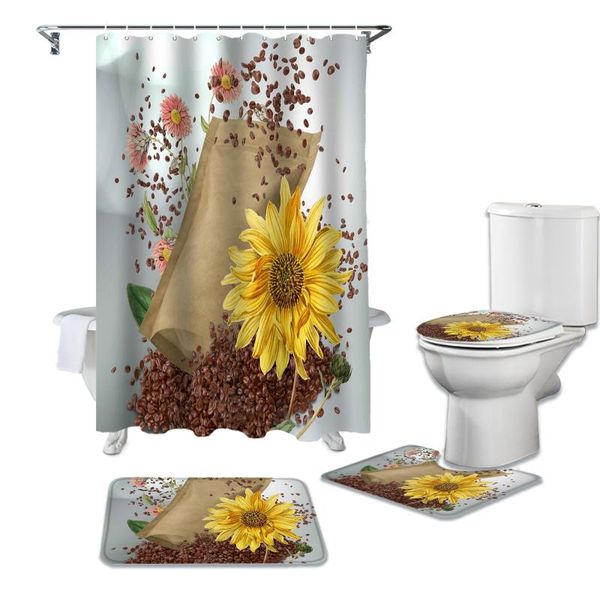 bath accessory set coffee bean flower sunflower shower curtains mat toilet cover bathroom accessories rug
bath accessory set coffee bean flower sunflower shower curtains mat toilet cover bathroom accessories rug