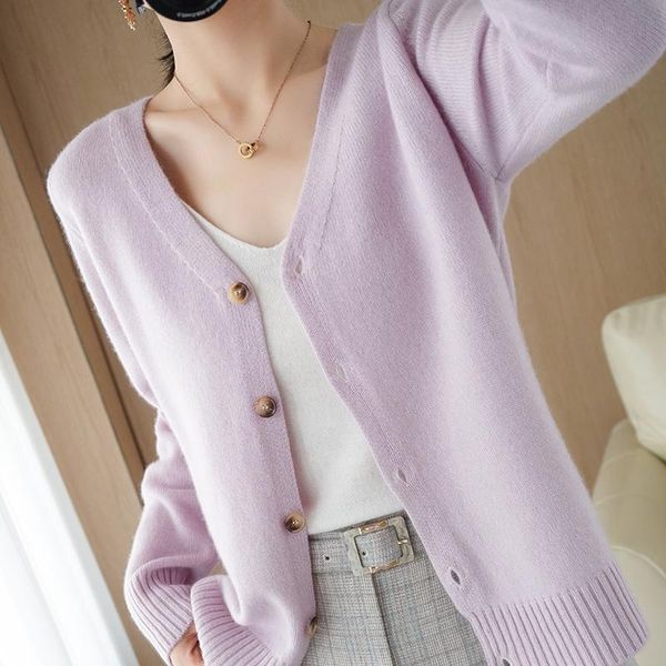 women's knits & tees 2021 wool cardigan outer short v-neck coat jacket 100% sweater knitted, White
women's knits & tees 2021 wool cardigan outer short v-neck coat jacket 100% sweater knitted, White