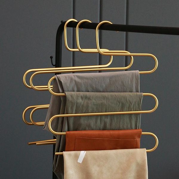 hangers & racks household gold multi-functional pants rack, clothes hanger, folding storage multi-layer drying rack
hangers & racks household gold multi-functional pants rack, clothes hanger, folding storage multi-layer drying rack