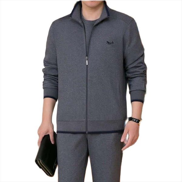 autumn spring sportswear two piece mens tracksuits set casual zipper jacket and pant survetement homme plus size 5xl, Gray
autumn spring sportswear two piece mens tracksuits set casual zipper jacket and pant survetement homme plus size 5xl, Gray