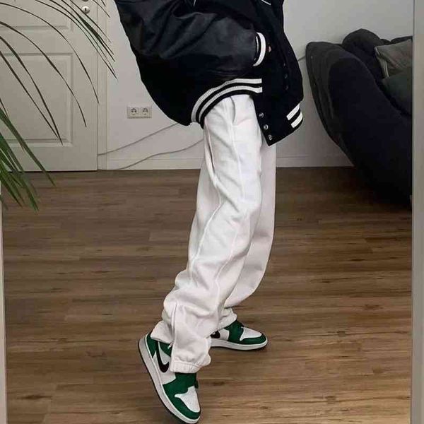 women's pants & capris wixra oversized velo zÃper sweatpants feminino 90% algodão solto casual perna larga harem outono e inverno engro, Black;white
women's pants & capris wixra oversized velo zÃper sweatpants feminino 90% algodão solto casual perna larga harem outono e inverno engro, Black;white