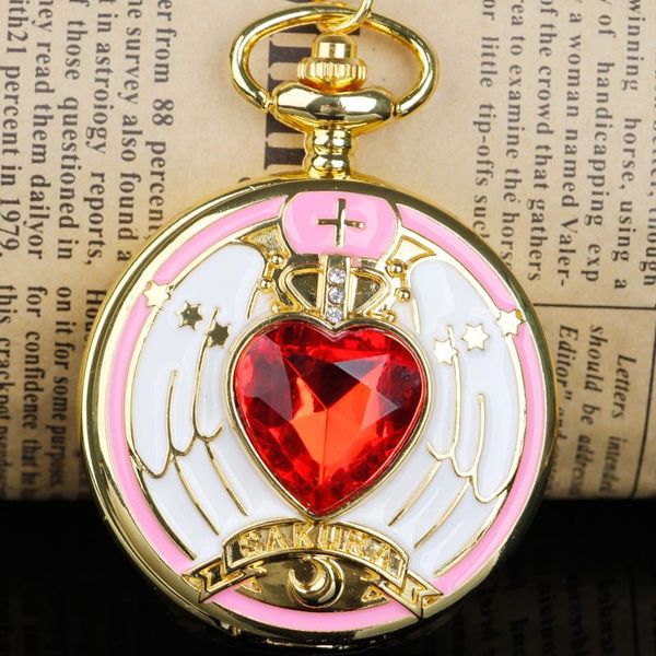 pocket watches selling japanese cartoon magic quartz watch necklace red crystal ladies pendant children gift, Slivery;golden
pocket watches selling japanese cartoon magic quartz watch necklace red crystal ladies pendant children gift, Slivery;golden