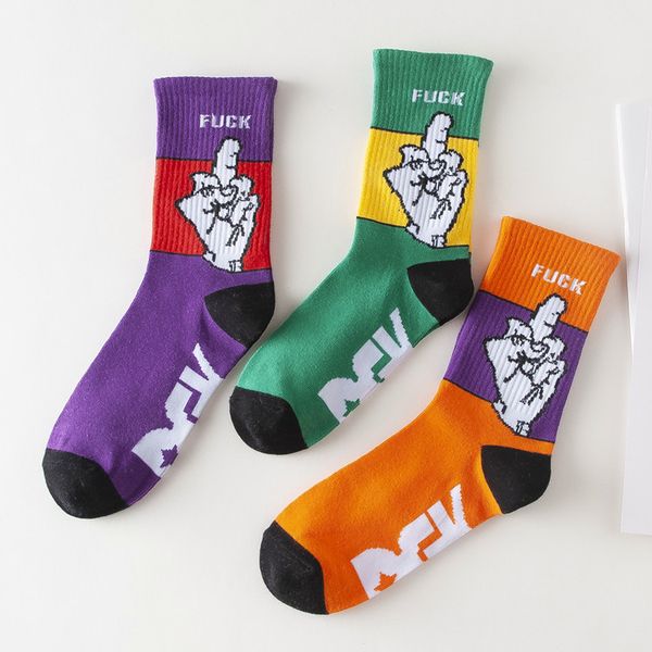 women's sorks hosiery all cotton long tube chao brand yuansu skateboarding sos for men and women, Black;white
women's sorks hosiery all cotton long tube chao brand yuansu skateboarding sos for men and women, Black;white