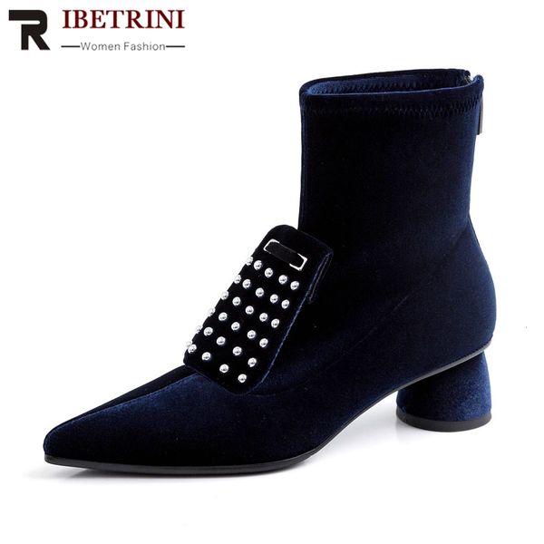boots ribetrni fashion ladies high heels pointed toe rivet zip shoes woman casual party office autumn spring ankle boots, Black
boots ribetrni fashion ladies high heels pointed toe rivet zip shoes woman casual party office autumn spring ankle boots, Black