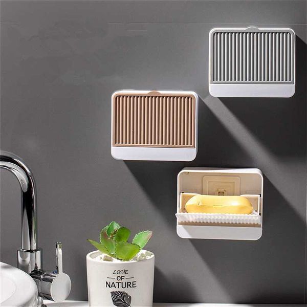 storage boxes & bins creative wall mounted soap box with lid double grids draining rack bathroom holder toilet laundry
storage boxes & bins creative wall mounted soap box with lid double grids draining rack bathroom holder toilet laundry