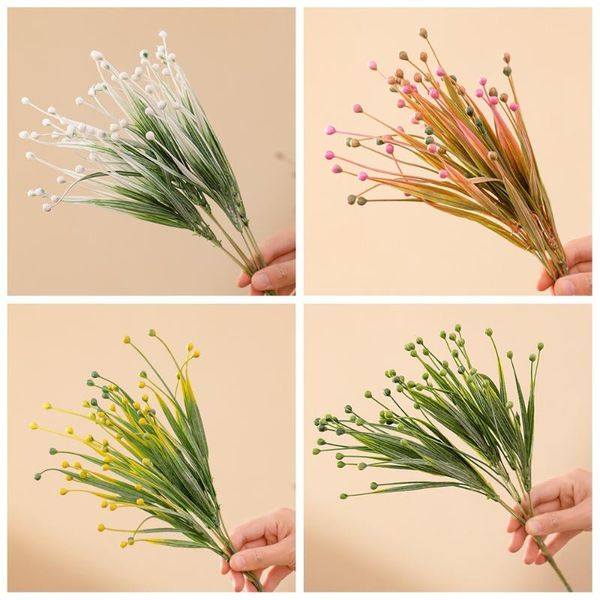 decorative flowers & wreaths 1 piece green simulation single artificial grass leaf colorful fake plants for wedding shooting prop home decor
decorative flowers & wreaths 1 piece green simulation single artificial grass leaf colorful fake plants for wedding shooting prop home decor