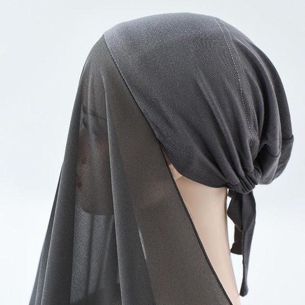scarves 1pc chiffon hijab with bonnet inner scarf instant elastic rope cap bubble solid headband stretch cover headwrap, Blue;gray
scarves 1pc chiffon hijab with bonnet inner scarf instant elastic rope cap bubble solid headband stretch cover headwrap, Blue;gray