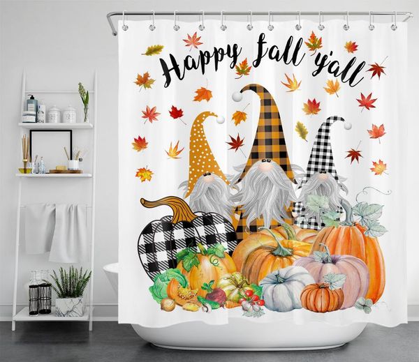 shower curtains autumn harvest thanksgiving day curtain set with hooks, funny gnome pumpkins happy fall y'all for bathroom decor
shower curtains autumn harvest thanksgiving day curtain set with hooks, funny gnome pumpkins happy fall y'all for bathroom decor
