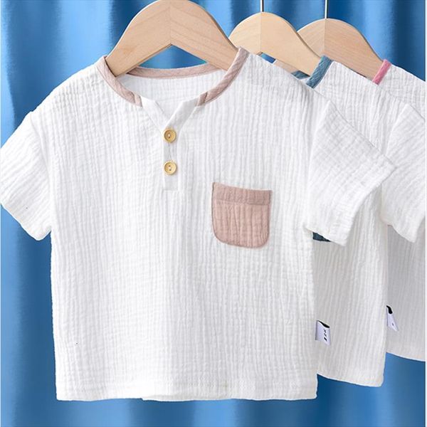 summer baby boys cotton linen shirts short sleeve loose babies children clothing lz174, Blue
summer baby boys cotton linen shirts short sleeve loose babies children clothing lz174, Blue